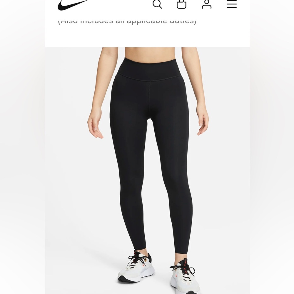 Nike One Luxe Leggings - Black Size Small. Sold Out.